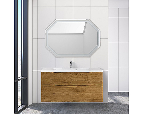 Тумба под раковину BelBagno Marino-H60 110 MARINO-H60-1100-2C-SO-RN-P подвесная Rovere Nature