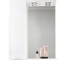 Зеркало со шкафом BelBagno MARINO-SPC-700/750-1A-BL-P-L 70 с подсветкой Bianco Lucido