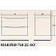 Приобрести Тумба под раковину BelBagno Marino 75 MARINO-750-2C-SO-BL-P подвесная Bianco Lucido в магазине сантехники Santeh-Crystal.ru
