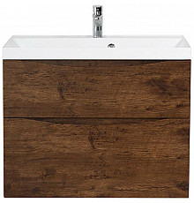 Тумба под раковину BelBagno Marino 80 MARINO-H60-800-2C-SO-RW-P подвесная Rovere Moro