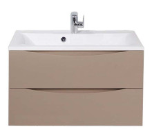 Тумба под раковину BelBagno Marino 80 MARINO-800-2C-SO-CL-P подвесная Capucino Lucido