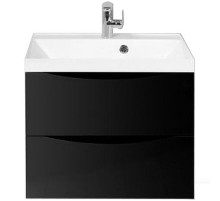 Тумба под раковину BelBagno Marino 60 MARINO-600-2C-SO-NL-P подвесная Nero Lucido