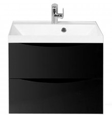 Тумба под раковину BelBagno Marino 60 MARINO-600-2C-SO-NL-P подвесная Nero Lucido