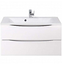 Тумба под раковину BelBagno Marino 80 MARINO-800-2C-SO-BL-P подвесная Bianco Lucido