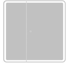 Зеркальный шкаф BelBagno Marino 80 SPC-MAR-800/800-2A-LED-TCH с подсветкой Белый