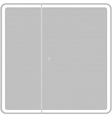 Зеркальный шкаф BelBagno Marino 80 SPC-MAR-800/800-2A-LED-TCH с подсветкой Белый