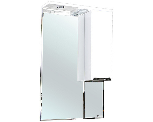 Santeh-Crystal.ru: Зеркало со шкафом Bellezza Альфа 65 R 4618810001016 с подсветкой Белое Купить Зеркало со шкафом Bellezza Альфа 65 R 4618810001016 с подсветкой Белое в магазине сантехники Santeh-Crystal.ru