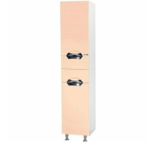 Шкаф пенал Bellezza Альфа 35 4628804110075 Бежевый Белый