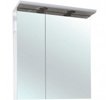 Зеркальный шкаф Bellezza Анкона 70 с подсветкой Белый