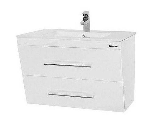 Заказать Тумба под раковину Bellezza Берта 90 4635215510011 подвесная Белая в магазине сантехники Santeh-Crystal.ru