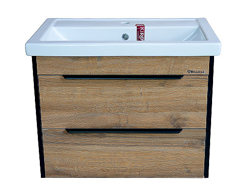 Приобрести Тумба под раковину Bellezza Бруно 70 4632211270499 подвесная Табакко в магазине сантехники Santeh-Crystal.ru