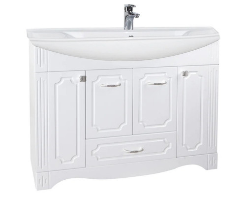 Купить Тумба под раковину Bellezza Кантри 105 4639918000015 Белая в магазине сантехники Santeh-Crystal.ru