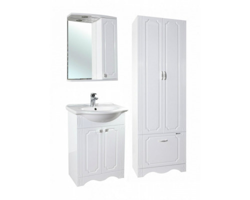 Купить Шкаф пенал Bellezza Кантри 60 Белый в магазине сантехники Santeh-Crystal.ru