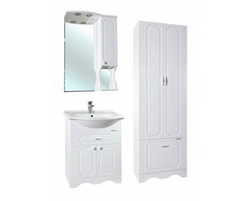 Купить Шкаф пенал Bellezza Кантри 60 Белый в магазине сантехники Santeh-Crystal.ru