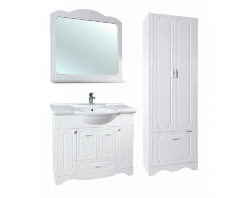 Купить Шкаф пенал Bellezza Кантри 60 Белый в магазине сантехники Santeh-Crystal.ru