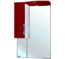 Зеркало со шкафом Bellezza Лагуна 65 4612110002032 с подсветкой L Красное Белое