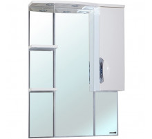 Зеркало со шкафом Bellezza Лагуна 75 4612112001019 с подсветкой R Белое