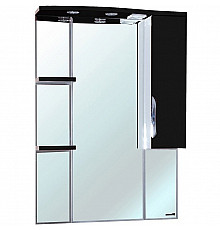 Зеркало со шкафом Bellezza Лагуна 85 R 4612114001048с подсветкой R Черное Белое