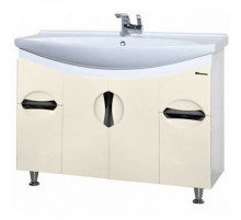 Тумба под раковину Bellezza Лагуна 105 4632118110072 Бежевая