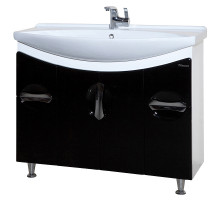 Тумба под раковину Bellezza Лагуна 105 4632118110041 Черная