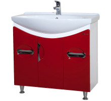 Тумба под раковину Bellezza Лагуна 85 4632114110038 Красная