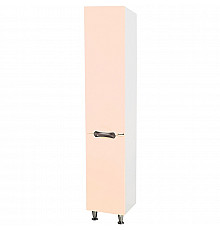 Шкаф пенал Bellezza Лагуна 35 L 4622107002075 Бежевый Белый