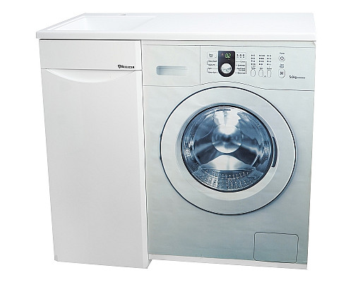 Заказать Тумба под раковину Bellezza Олиссия 100 L 4639417662011 Белая в магазине сантехники Santeh-Crystal.ru