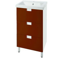 Тумба под раковину Bellezza Пегас 50 4630406140039 Красная Белая