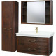 Купить Шкаф пенал Bellezza Рикарда 40 L 4629605182445 подвесной Каштан в магазине сантехники Santeh-Crystal.ru