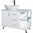 Тумба под раковину Bellezza Рио 90 L 4633615142016 Белая Тумба под раковину Bellezza Рио 90 L 4633615142016 Белая