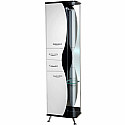 Шкаф пенал Bellezza Рио 50 L 4623606022267 Черный Белый Шкаф пенал Bellezza Рио 50 L 4623606022267 Черный Белый