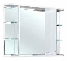 Зеркало Bellezza Рио 90 4613615060015 с подсветкой Белое