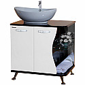 Тумба под раковину Bellezza Рио 70 L 4633611242260 Черная Белая Тумба под раковину Bellezza Рио 70 L 4633611242260 Черная Белая