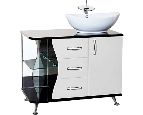 Santeh-Crystal.ru: Тумба под раковину Bellezza Рио 90 R 4633615141262 Черная Белая Заказать Тумба под раковину Bellezza Рио 90 R 4633615141262 Черная Белая в магазине сантехники Santeh-Crystal.ru