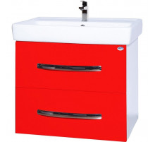Тумба под раковину Bellezza Рокко 50 4633706000034 подвесная Красная Белая