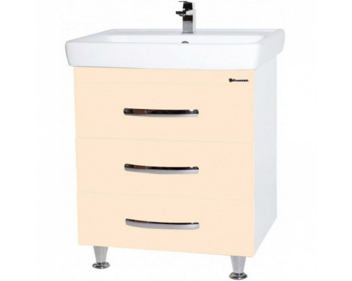 Заказать Тумба под раковину Bellezza Рокко 80 4635313660076 Бежевая Белая в магазине сантехники Santeh-Crystal.ru