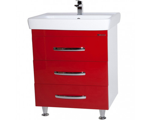 Приобрести Тумба под раковину Bellezza Рокко 80 4635313660038 Красная Белая в магазине сантехники Santeh-Crystal.ru