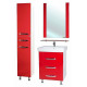Купить Шкаф пенал Bellezza Рокко 35 4623704090038 Красный Белый в магазине сантехники Santeh-Crystal.ru