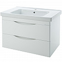 Тумба под раковину Bellezza Санриса 100 4630117270018 подвесная Белая