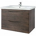 Тумба под раковину Bellezza Санриса 100 4630117270438 подвесная Орех