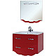 Купить Тумба под раковину Bellezza Версаль 100 4631117270039 подвесная Красная в магазине сантехники Santeh-Crystal.ru