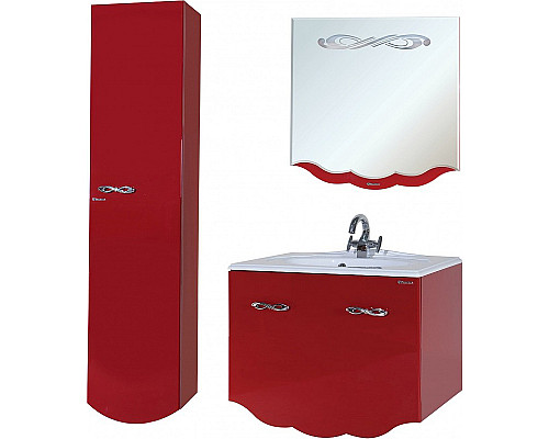 Santeh-Crystal.ru: Тумба под раковину Bellezza Версаль 80 4631113130030 подвесная Красная Купить Тумба под раковину Bellezza Версаль 80 4631113130030 подвесная Красная в магазине сантехники Santeh-Crystal.ru