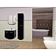 Купить Тумба под раковину Bellezza Версаль 80 4631113130047 подвесная Черная в магазине сантехники Santeh-Crystal.ru