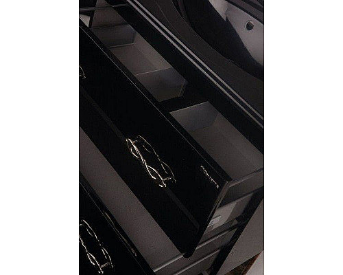 Приобрести Тумба под раковину Bellezza Версаль 90 4631115270048 подвесная Черная в магазине сантехники Santeh-Crystal.ru