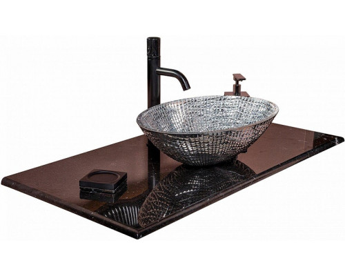 Столешница под раковину Boheme Armadi Art NeoArt 111 857-111-NM цвет Nero Marquina