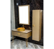 Тумба под раковину Boheme Armadi Art Lucido 100 770-100-Light Gold подвесная цвет Светлое золото