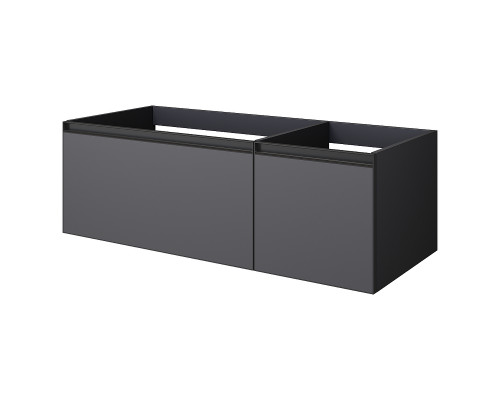 Тумба под раковину Boheme Armadi Art Quatro 2 120 790-M2-120-A-A-LED подвесная цвет Антрацит профиль Антрацит