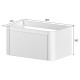 Тумба под раковину Boheme Armadi Art Voi 80 782-080-SF-C подвесная Stone Finish цвет Кашемир