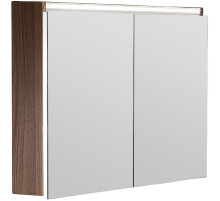 Зеркальный шкаф Boheme Armadi Art Vallessi 100 546-D с подсветкой Dark oak