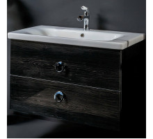 Тумба под раковину Boheme Armadi Art NeoArt 100 830-100-BW подвесная Black Wood